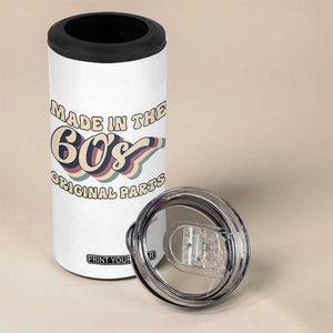 Made In The 60s Original Parts 4 in 1 Can Cooler Tumbler Funny Boomers Birthday Gift TS12 Print Your Wear