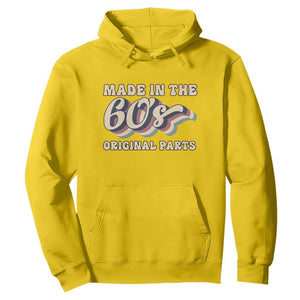 Made In The 60s Original Parts Hoodie Funny Boomers Birthday Gift TS12 Daisy Print Your Wear