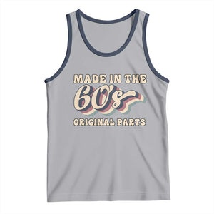 Made In The 60s Original Parts Tank Top Funny Boomers Birthday Gift TS12 Athletic Heather Navy Print Your Wear