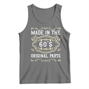Made In The 60s Original Parts Tank Top Vintage Baby Boomer Gift TS12 Black Heather Print Your Wear