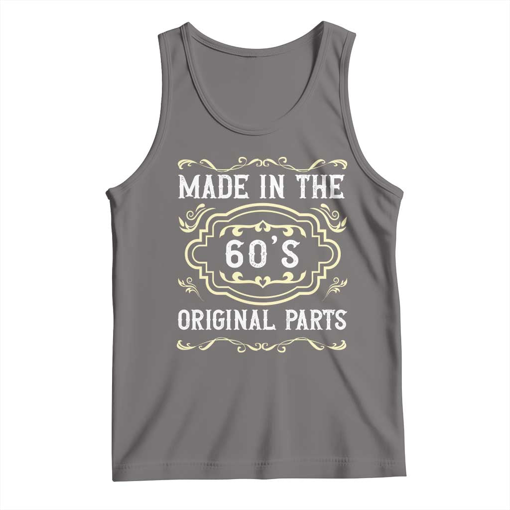 Made In The 60s Original Parts Tank Top Vintage Baby Boomer Gift TS12 Deep Heather Print Your Wear
