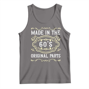 Made In The 60s Original Parts Tank Top Vintage Baby Boomer Gift TS12 Deep Heather Print Your Wear