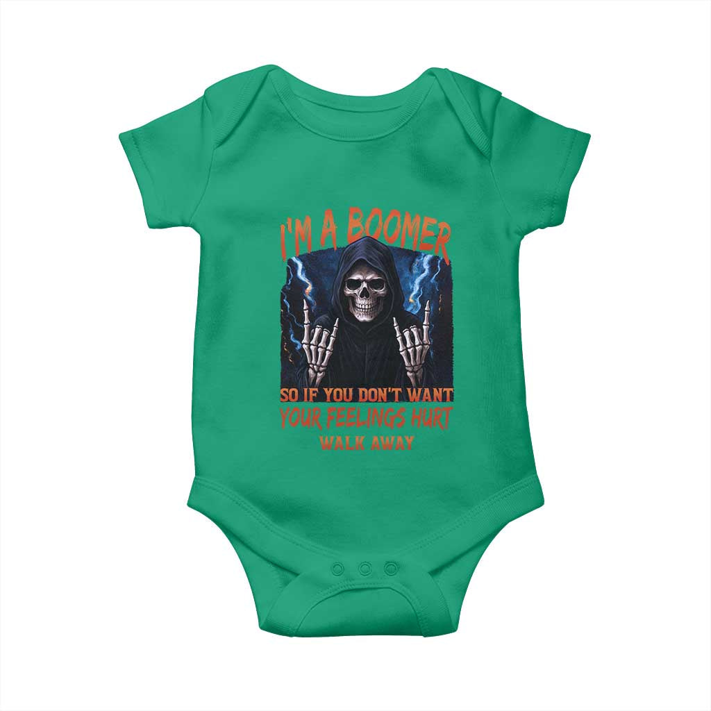 Baby Boomers Sarcastic Baby Onesie If You Dont Want Feelings Hurt Gift TS12 Irish Green Print Your Wear