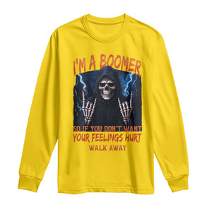Baby Boomers Sarcastic Long Sleeve Shirt If You Dont Want Feelings Hurt Gift TS12 Daisy Print Your Wear