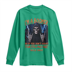 Baby Boomers Sarcastic Long Sleeve Shirt If You Dont Want Feelings Hurt Gift TS12 Irish Green Print Your Wear