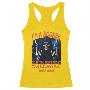 Baby Boomers Sarcastic Racerback Tank Top If You Dont Want Feelings Hurt Gift TS12 Daisy Print Your Wear