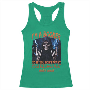 Baby Boomers Sarcastic Racerback Tank Top If You Dont Want Feelings Hurt Gift TS12 Irish Green Print Your Wear