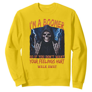 Baby Boomers Sarcastic Sweatshirt If You Dont Want Feelings Hurt Gift TS12 Daisy Print Your Wear