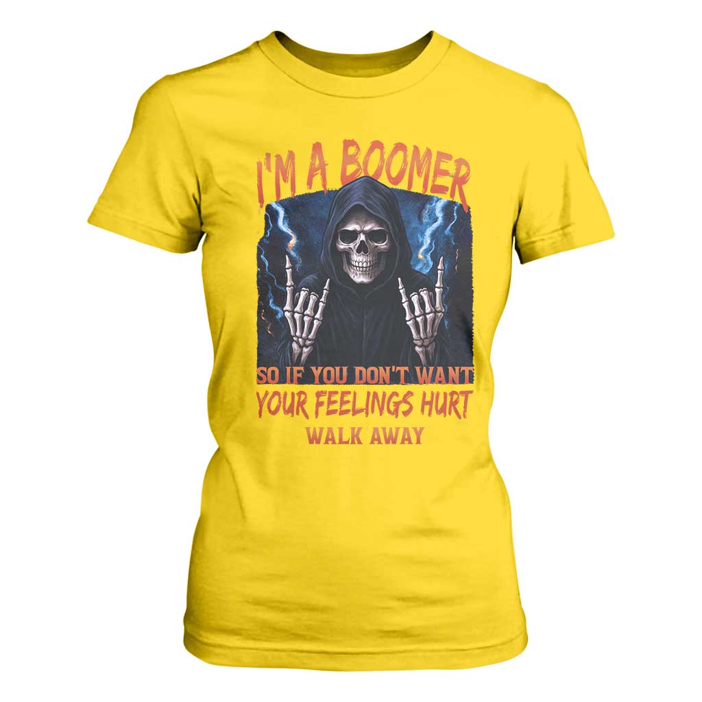 Baby Boomers Sarcastic T Shirt For Women If You Dont Want Feelings Hurt Gift TS12 Daisy Print Your Wear
