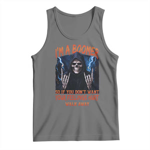 Baby Boomers Sarcastic Tank Top If You Dont Want Feelings Hurt Gift TS12 Black Heather Print Your Wear