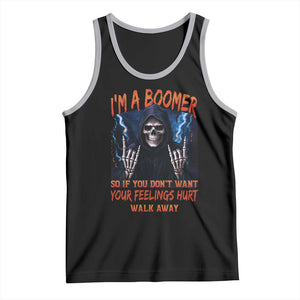 Baby Boomers Sarcastic Tank Top If You Dont Want Feelings Hurt Gift TS12 Black Athletic Heather Print Your Wear