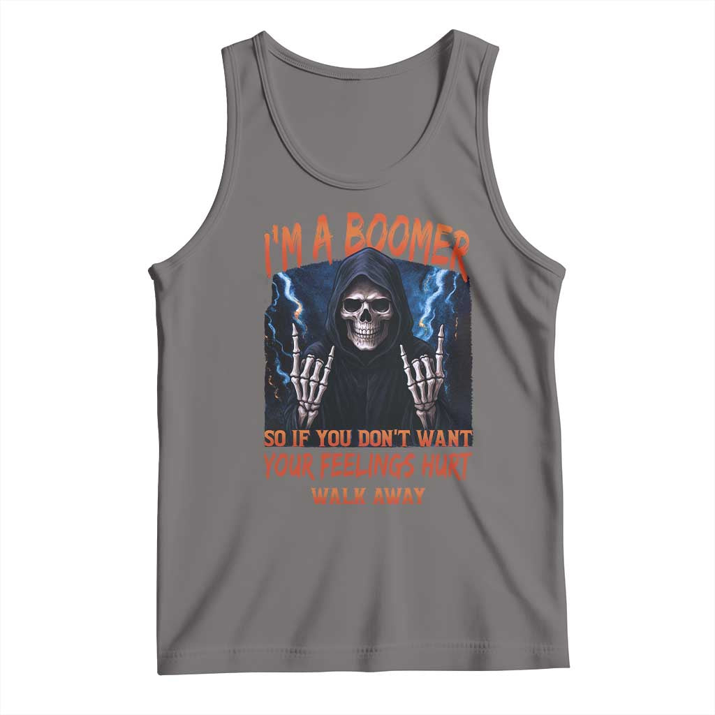 Baby Boomers Sarcastic Tank Top If You Dont Want Feelings Hurt Gift TS12 Deep Heather Print Your Wear