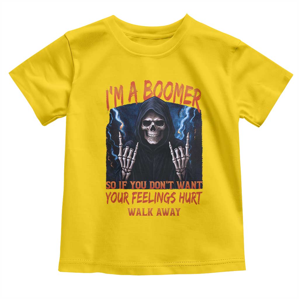 Baby Boomers Sarcastic Toddler T Shirt If You Dont Want Feelings Hurt Gift TS12 Daisy Print Your Wear