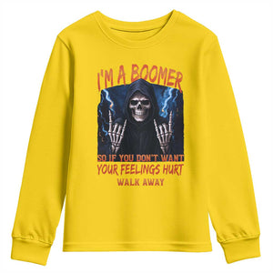 Baby Boomers Sarcastic Youth Sweatshirt If You Dont Want Feelings Hurt Gift TS12 Daisy Print Your Wear