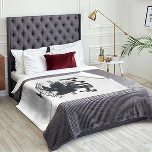 F Caw F Throw Blanket Baby Boomer University Funny Gift TS12 Print Your Wear