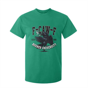 F Caw F T Shirt For Kid Baby Boomer University Funny Gift TS12 Irish Green Print Your Wear