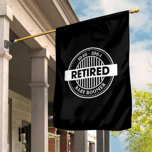 Funny Retired Baby Boomer Generation Gift Garden Flag TS12 Print Your Wear