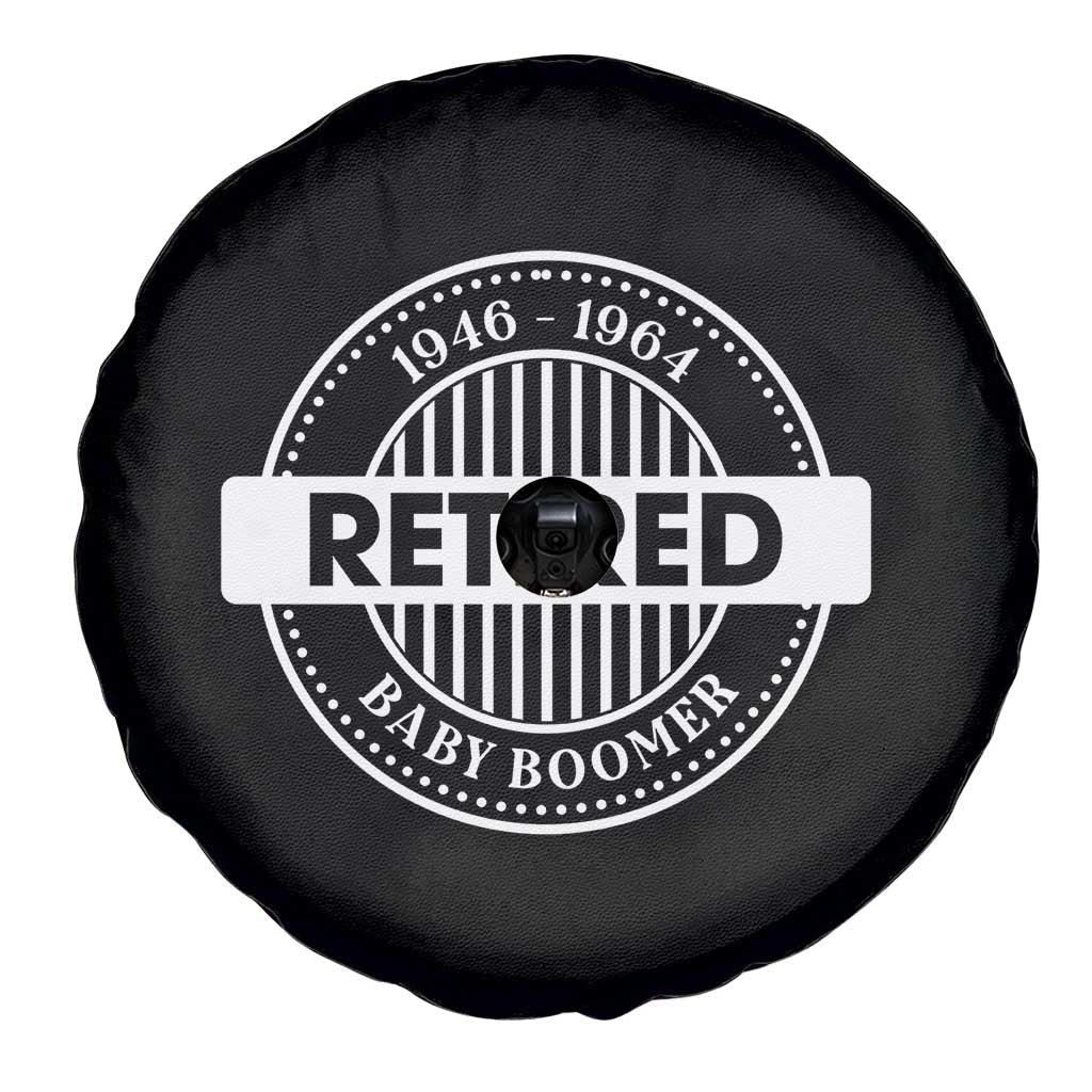 Funny Retired Baby Boomer Generation Gift Spare Tire Cover TS12 Print Your Wear