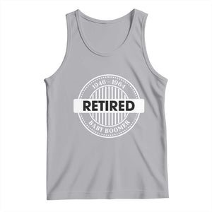 Funny Retired Baby Boomer Generation Gift Tank Top TS12 Athletic Heather Print Your Wear