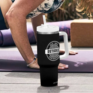 Funny Retired Baby Boomer Generation Gift Tumbler With Handle TS12 Print Your Wear