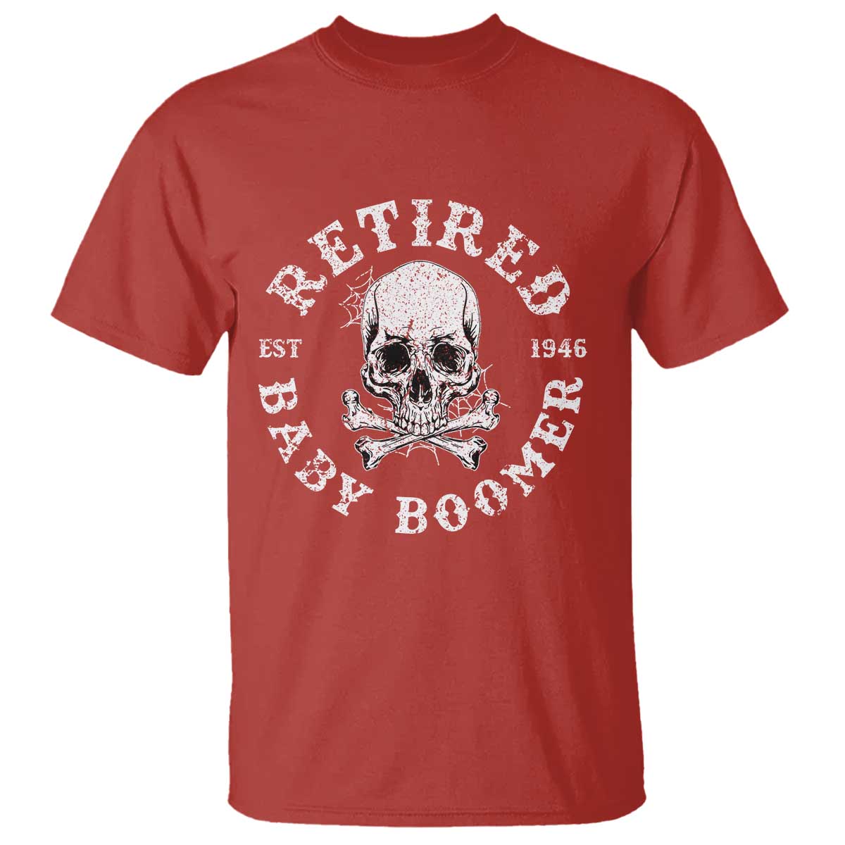 Funny Baby Boomer Retirement T Shirt Gift For Generation TS12 Red Print Your Wear