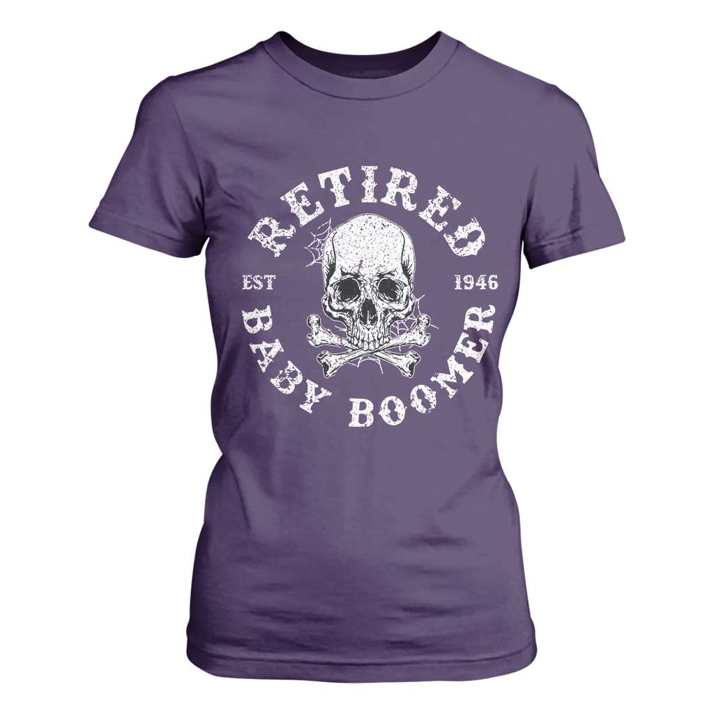 Funny Baby Boomer Retirement T Shirt For Women Gift For Generation TS12 Purple Print Your Wear