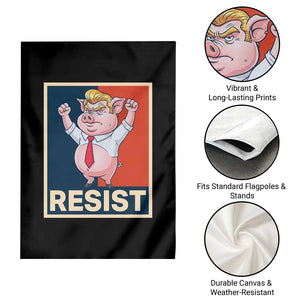 Funny Freedom Pig Resistance Movement Political Satire Meme Gift Garden Flag TS12 Print Your Wear