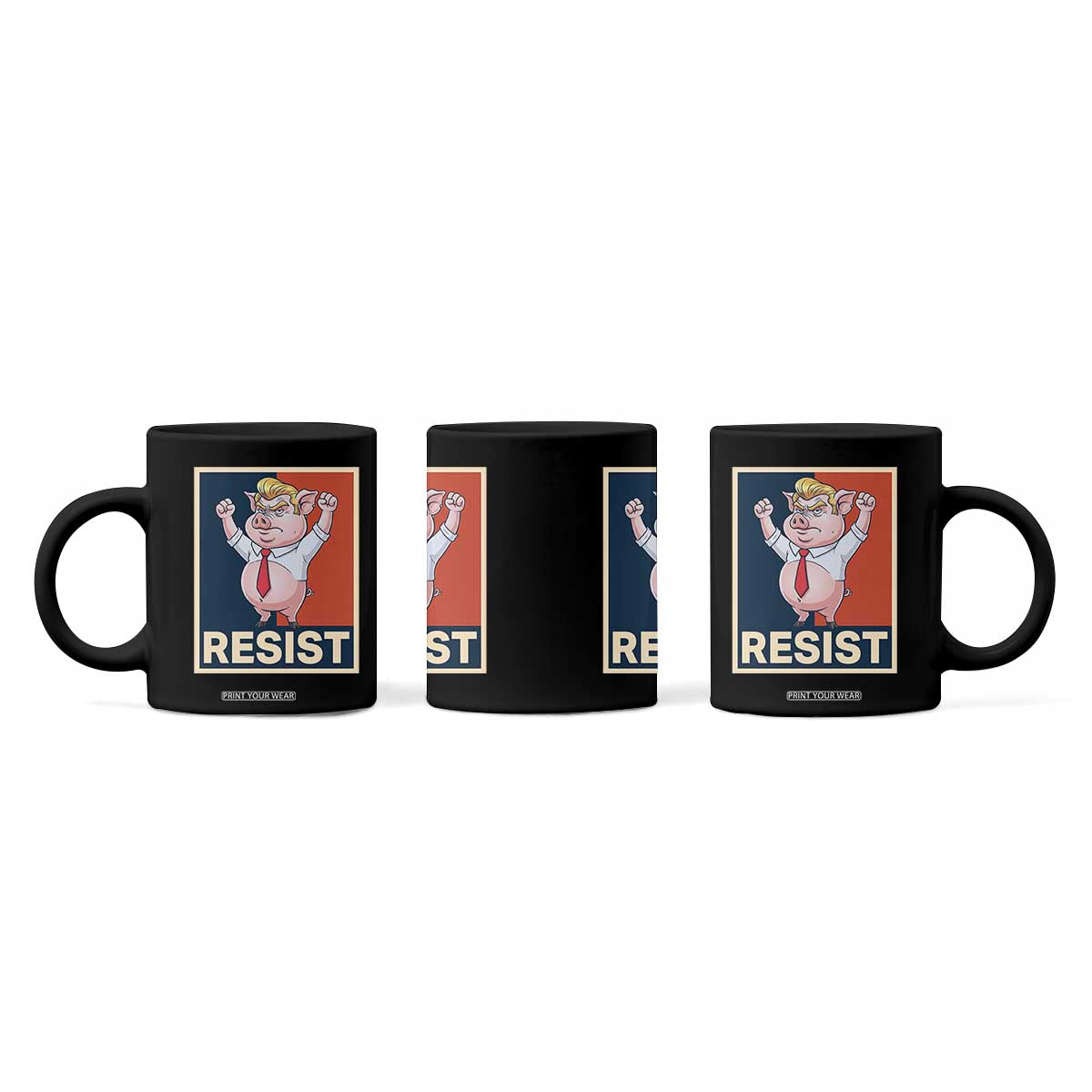 Funny Freedom Pig Resistance Movement Political Satire Meme Gift Coffee Mug TS12 Print Your Wear