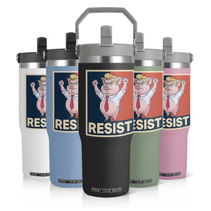 Funny Freedom Pig Resistance Movement Political Satire Meme Gift Flip Straw Tumbler TS12 Print Your Wear