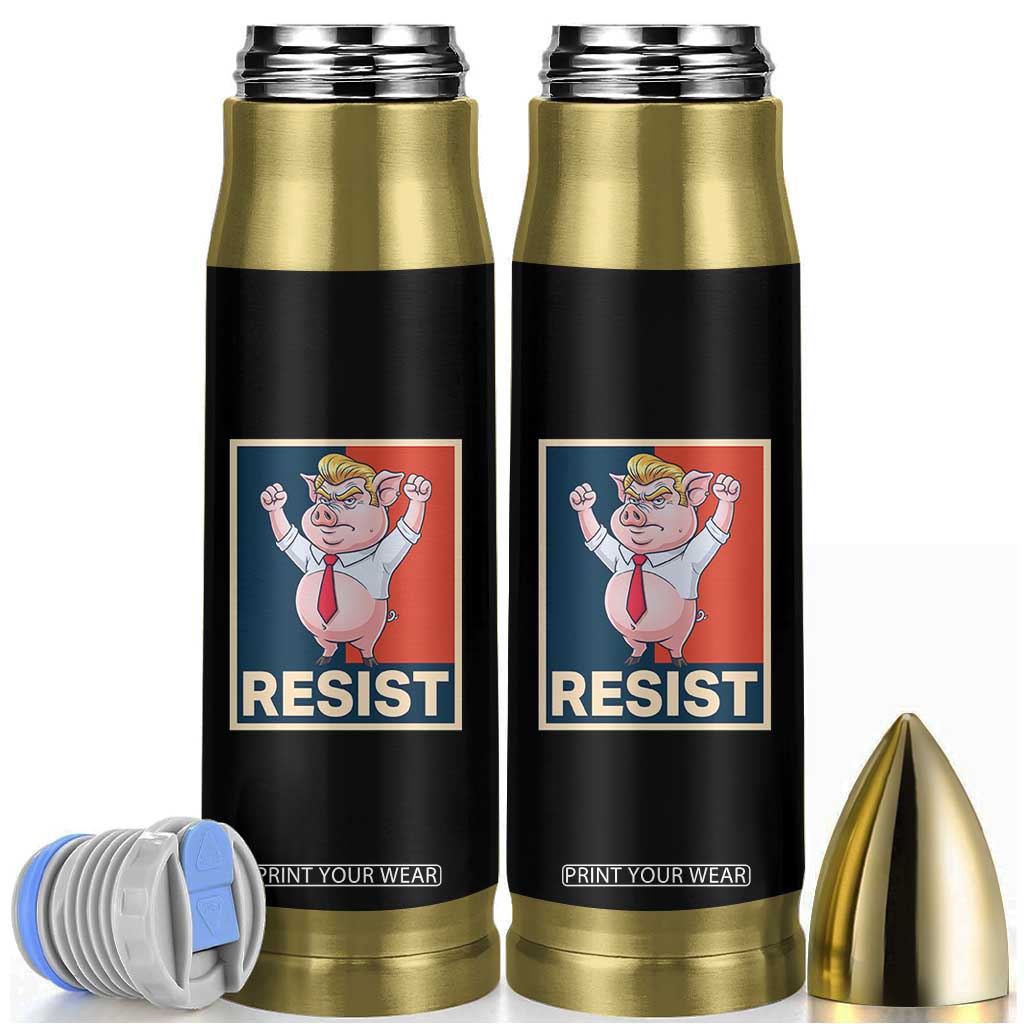 Funny Freedom Pig Resistance Movement Political Satire Meme Gift Bullet Tumbler TS12 Black Print Your Wear