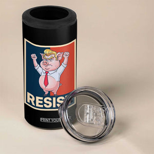 Funny Freedom Pig Resistance Movement Political Satire Meme Gift 4 in 1 Can Cooler Tumbler TS12 Print Your Wear