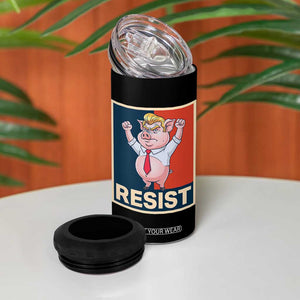 Funny Freedom Pig Resistance Movement Political Satire Meme Gift 4 in 1 Can Cooler Tumbler TS12 Print Your Wear