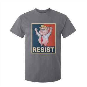 Funny Freedom Pig Resistance Movement Political Satire Meme Gift T Shirt For Kid TS12 Charcoal Print Your Wear