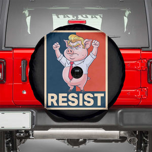 Funny Freedom Pig Resistance Movement Political Satire Meme Gift Spare Tire Cover TS12 Black Print Your Wear