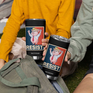 Funny Freedom Pig Resistance Movement Political Satire Meme Gift Tumbler Cup TS12 Print Your Wear