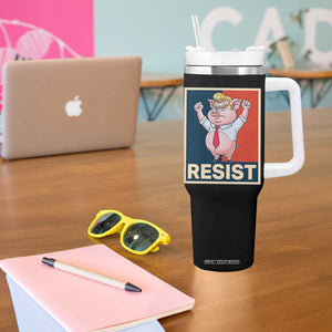 Funny Freedom Pig Resistance Movement Political Satire Meme Gift Tumbler With Handle TS12 Print Your Wear