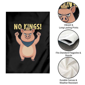 No Kings Pig Garden Flag Resistance Movement Anti Authoritarian Gift TS12 Print Your Wear