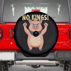 No Kings Pig Spare Tire Cover Resistance Movement Anti Authoritarian Gift TS12 Black Print Your Wear