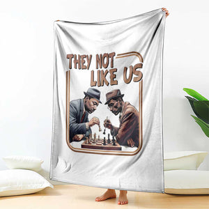 MLK And Malcolm X Throw Blanket They Not Like Us Revolutionary Leaders TS12 Print Your Wear