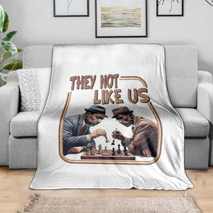 MLK And Malcolm X Throw Blanket They Not Like Us Revolutionary Leaders TS12 Print Your Wear