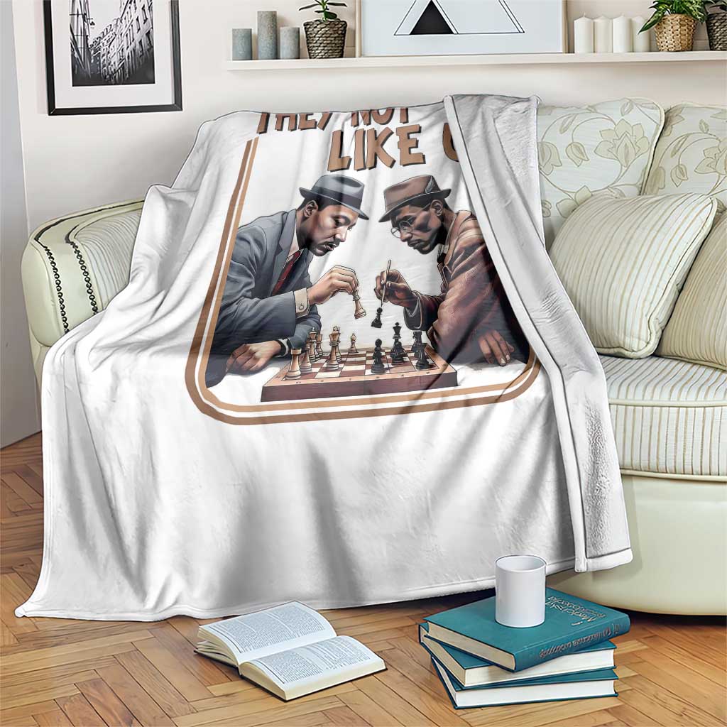 MLK And Malcolm X Throw Blanket They Not Like Us Revolutionary Leaders TS12 Print Your Wear