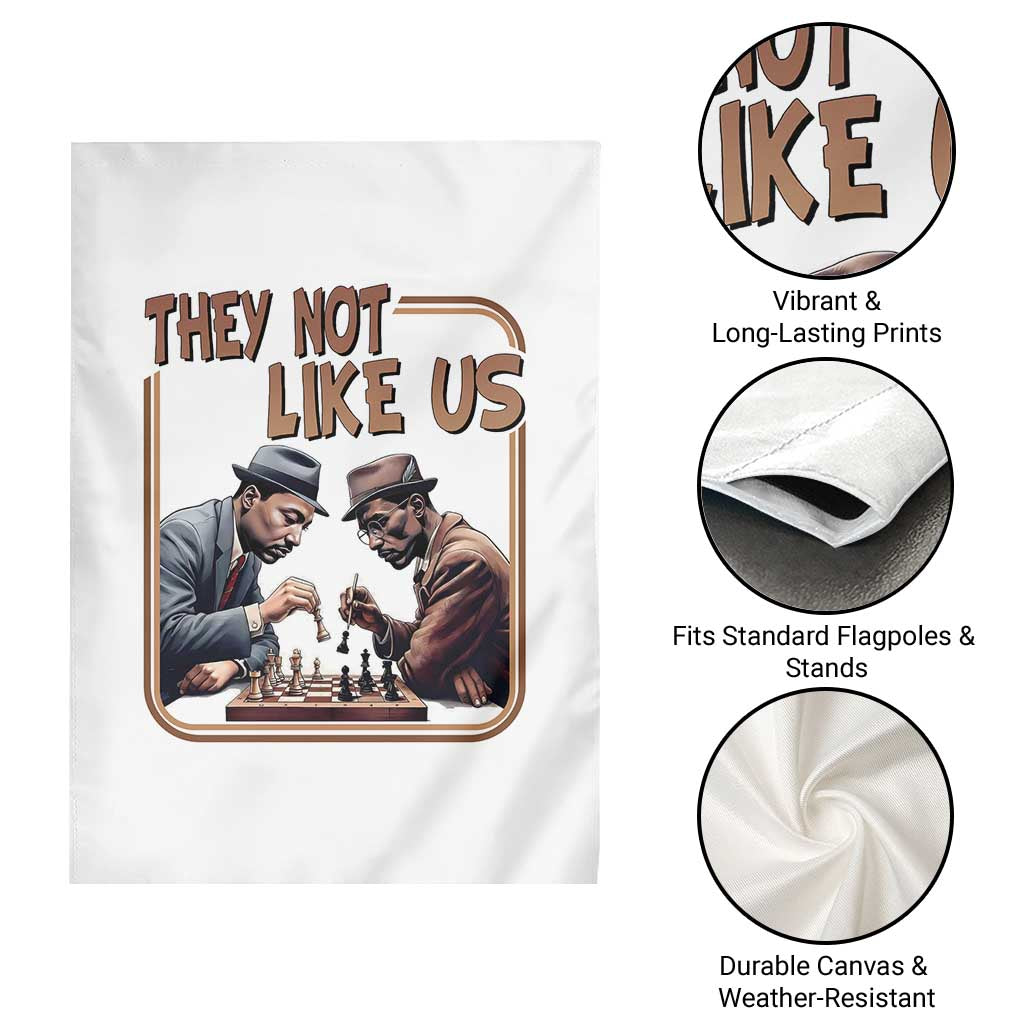 MLK And Malcolm X Garden Flag They Not Like Us Revolutionary Leaders TS12 Print Your Wear