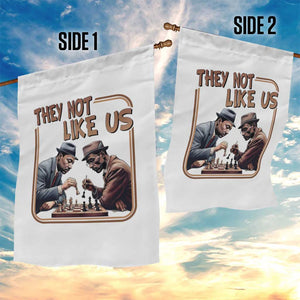 MLK And Malcolm X Garden Flag They Not Like Us Revolutionary Leaders TS12 Print Your Wear