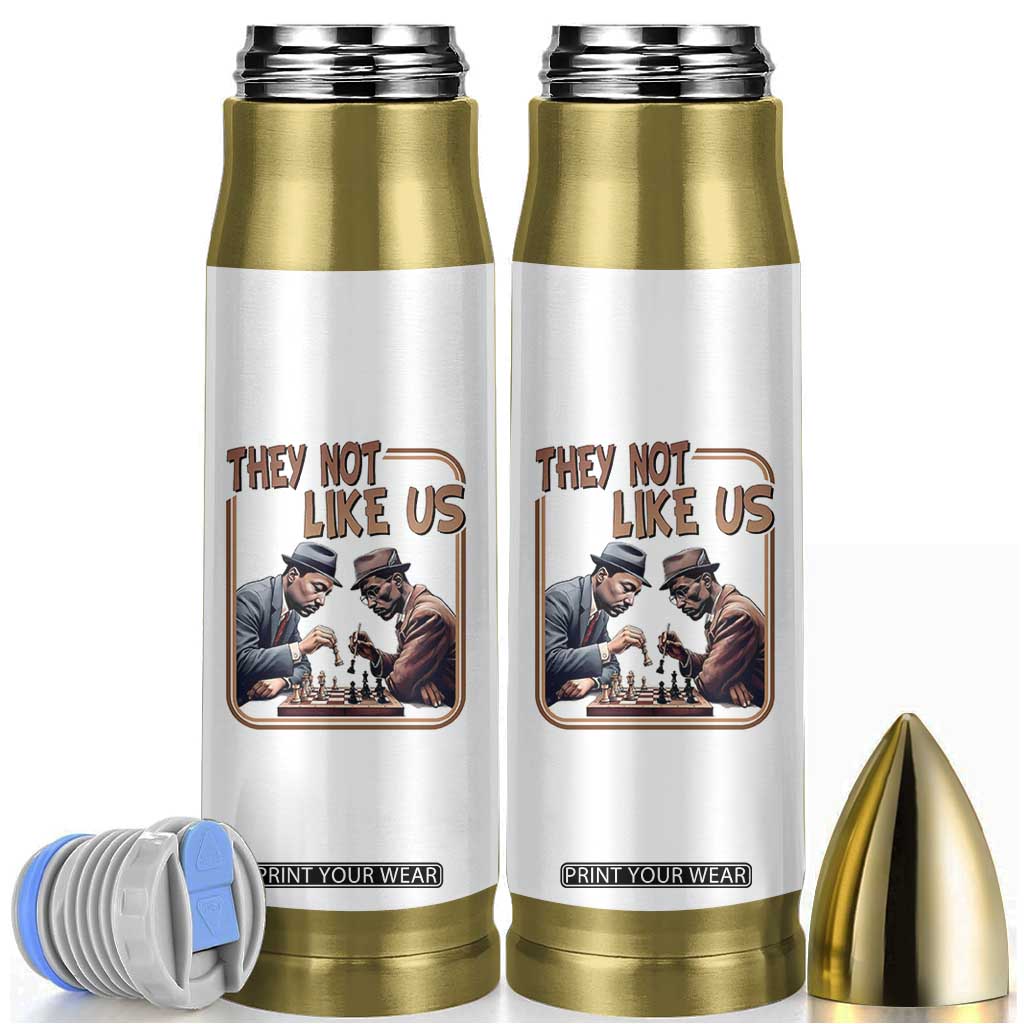 MLK And Malcolm X Bullet Tumbler They Not Like Us Revolutionary Leaders TS12 White Print Your Wear