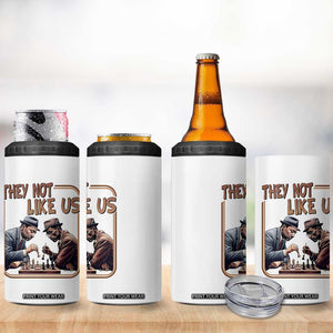MLK And Malcolm X 4 in 1 Can Cooler Tumbler They Not Like Us Revolutionary Leaders TS12 Print Your Wear