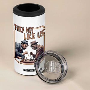 MLK And Malcolm X 4 in 1 Can Cooler Tumbler They Not Like Us Revolutionary Leaders TS12 Print Your Wear