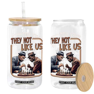 MLK And Malcolm X Glass Can They Not Like Us Revolutionary Leaders TS12 Print Your Wear