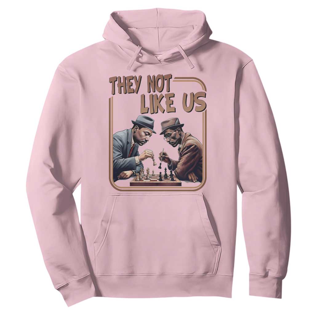 MLK And Malcolm X Hoodie They Not Like Us Revolutionary Leaders TS12 Light Pink Print Your Wear