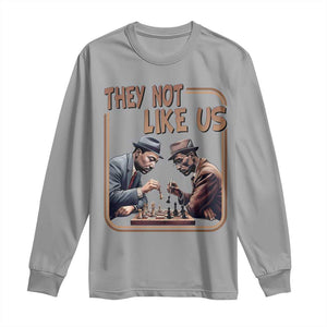 MLK And Malcolm X Long Sleeve Shirt They Not Like Us Revolutionary Leaders TS12 Sport Gray Print Your Wear