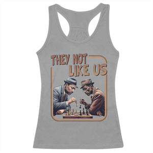 MLK And Malcolm X Racerback Tank Top They Not Like Us Revolutionary Leaders TS12 Sport Gray Print Your Wear
